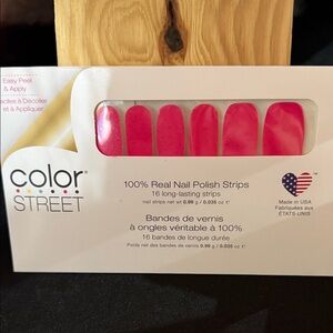 Color Street LADIES NIGHT Pink Glitter Nail Polish Strips